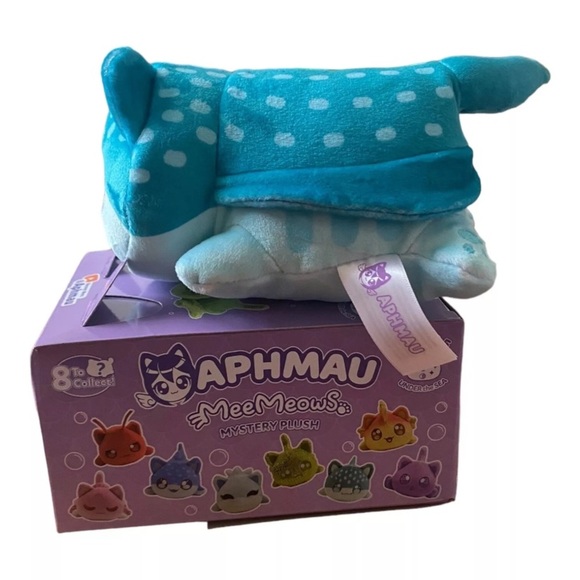 Aphmau Meemeows Mystery Plush Litter 5 Under The Sea Series STINGRAY Cat NEW - Picture 4 of 6